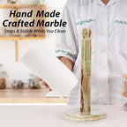 Handmade Green Onyx Paper Towel Holder – Unique Natural Stone Stand - Image 3