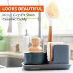 Full Circle Walnut and Cellulose Scrubber Sponges – Pack of 6 – Powerful - Image 5