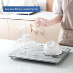 Stone Drying Mat for Kitchen Counter, Diatomaceous Dish Drying Mats Superb - Image 2