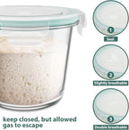 3 Cup Glass Meal Prep Containers - Image 3