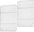 TeamFar Cooling Rack, 15.3” x 11.1” Stainless Steel Wire Baking Rack by TeamFar