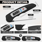 Xuhal 12 Pcs Digital Meat Thermometer - Image 2
