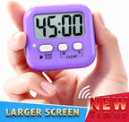 Antonki 2 Pack Digital Timer for Kids, Magnetic Countdown Kitchen Timers for - Image 4
