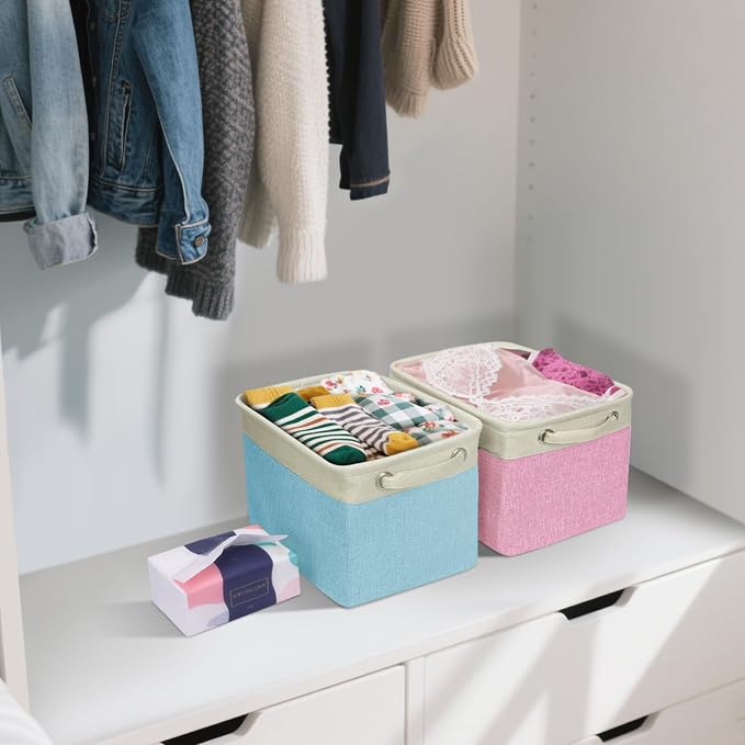 BALEINE 2 Pack Fabric Closet Storage Bins - Image 3