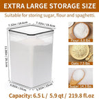 HKJ Chef 4 Pack Extra Large Airtight Food Storage Containers - Image 2