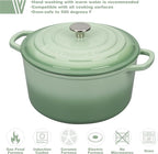 VORRINGARD Enameled Cast Iron Dutch Oven Pot - Image 3