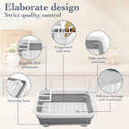 Collapsible Bowls, and Dishes Drainer, Portable Space-Saving Dish Rack - Image 6