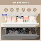 Criusia Drawer Organizer Clothes, 10 Pack Dresser Organizer - Image 3