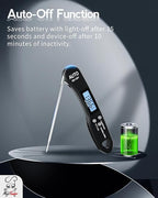 5 PCs Instant Read Meat Thermometer, 1.2s Fast Read, ±1°F Accuracy, -58°F to - Image 7