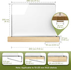 Acrylic Shelf Dividers for Closet Organization, and Books Organization - Image 2