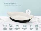 Au Gratin Baking Dishes, by Kook, Mini Casserole Dish, - Image 4