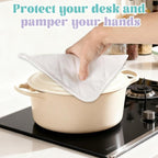 40 Pcs Pot Holder Bulk for Craft Include 16 White Heat Resistant Pot Holders - Image 4