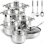 Stainless Steel Cookware Set by Colourcoco