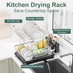 LIYI Dish Drying Rack, Large Dish Rack - Image 6