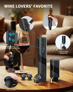 CIRCLE JOY Electric Wine Bottle Opener Set Rechargeable 7-in-1 Wine Set - Image 3
