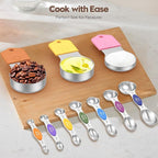 Magnetic Measuring Cups and Spoons Set - Image 7
