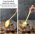 Evanda Gold Kitchen Utensils Set 6pcs, Titanium Plating Stainless Steel Cooking - Image 5