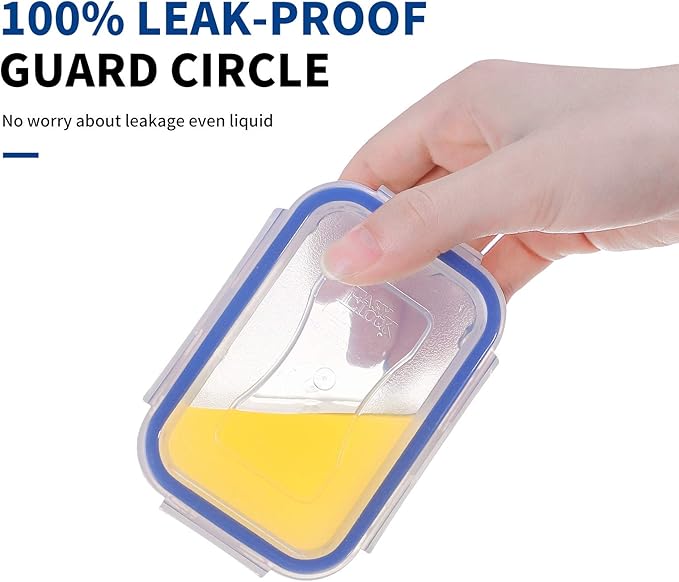 KIGI 6OZ Small Mini Plastic Food Storage Containers - Image 4