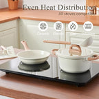 22 Pcs Pots and Pans Set Non Stick Non-Toxic Ceramic Kitchen Cookware Sets - Image 4