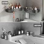 Voldra Shower Caddy Suction Cup, 1 Pack Shower Shelves - Image 7