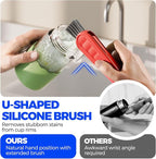 6 Pack Holikme 4 in 1 Cup Lid Cleaning Brush Set - Image 2