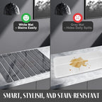 Large Stone Dish Drying Mats for Kitchen Counter, Quick Dry Collapsible Dish - Image 6