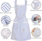 Funny Aprons for Women with Pockets, Kitchen Cooking Grilling Bbq Cute Chef - Image 6