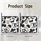 Cow Skin Pot Holder Set of 2, Heat Resistant Potholders Oven Hot Pads - Image 2