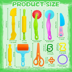 iShyan Dough Tools 55 PCS Dough Play Tools Set - Image 2