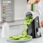 Zulay Kitchen Rotary Cheese Grater 5 Blade Cheese Shredder - Image 5