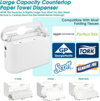 Multifold Paper Towel Dispenser Countertop, Commercial Hand Towel Dispenser - Image 7
