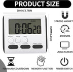 Mudder 12 Pack Digital Kitchen Timer - Image 2