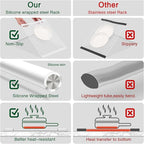 HANZENMA Roll Up Dish Drying Rack Over The Sink Kitchen Roll Up Sink Drying - Image 6