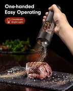 Upgraded Larger Capacity Electric Salt and Pepper Grinder Set Rechargeable - Image 2