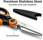 Acelone Kitchen Shears, Premium Heavy Duty Shears Ultra Sharp Stainless Steel - Image 5