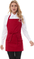Aprons for Women with 3 Pockets, Server Apron, Aprons for Cooking, Chef Apron - Image 2