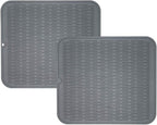 ZLR 2 Pcs Large Silicone Dish Drying Mat by ZLR
