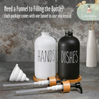LOOCHICA 2 Pack Glass Soap Dispenser Set - Image 9