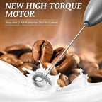 SIMPLETASTE Milk Frother Handheld Electric Foam Maker, Drink Mixer - Image 4