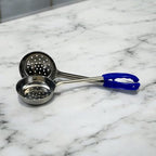 8 Ounce Slotted Stainless Steel Portion Control Ladle Spoon - Image 9