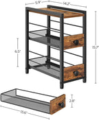 YATINEY Spice Rack, 3-Tier Pull Out Spice Rack Organizer - Image 3