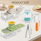 5-Piece Garlic Slicer Set for Easy Meal Prep, Garlic Slicer Super Thin - Image 2