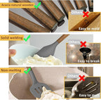 Umite Chef Silicone Cooking Utensil Set, 8-Piece Kitchen Utensils Set - Image 6