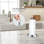 KASUNTO Paper Towel Holder Steel Paper Holder countertop，Black Paper Towel - Image 2
