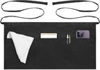 Syntus Server Apron for Men Women, Waitress Waist Apron by Syntus