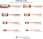 Measuring Cups and Spoons Set, Copper Measuring Cups and Spoons Set - Image 6