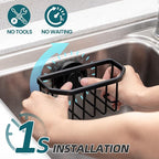 TAILI Sink Caddy with Strong Suction Cup, Sponge Holder - Image 2