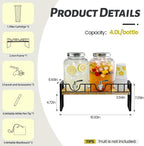 Hassky Extra Wider Glass Drink Dispensers - Image 8