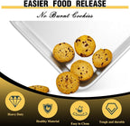 Commercial Quality Baking Sheet Pan Set, Natural Aluminum Cookie Sheet - Image 7