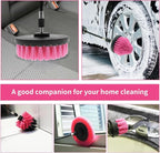8 Pcs Drill Brush Attachment Set, Power Cleaning Scrub Brush Kit - Image 6
